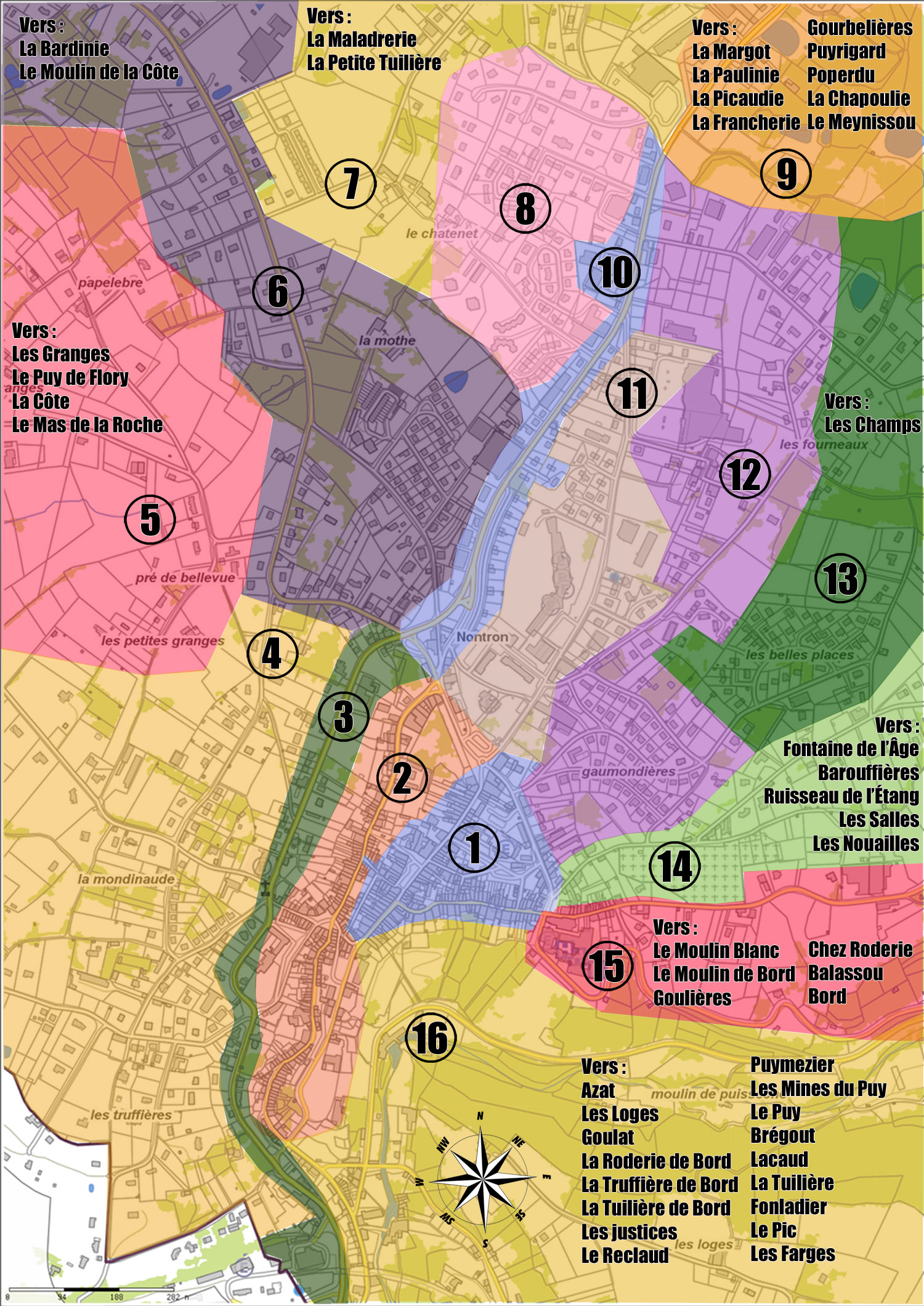 Référents de quartiers et hameaux de Nontron