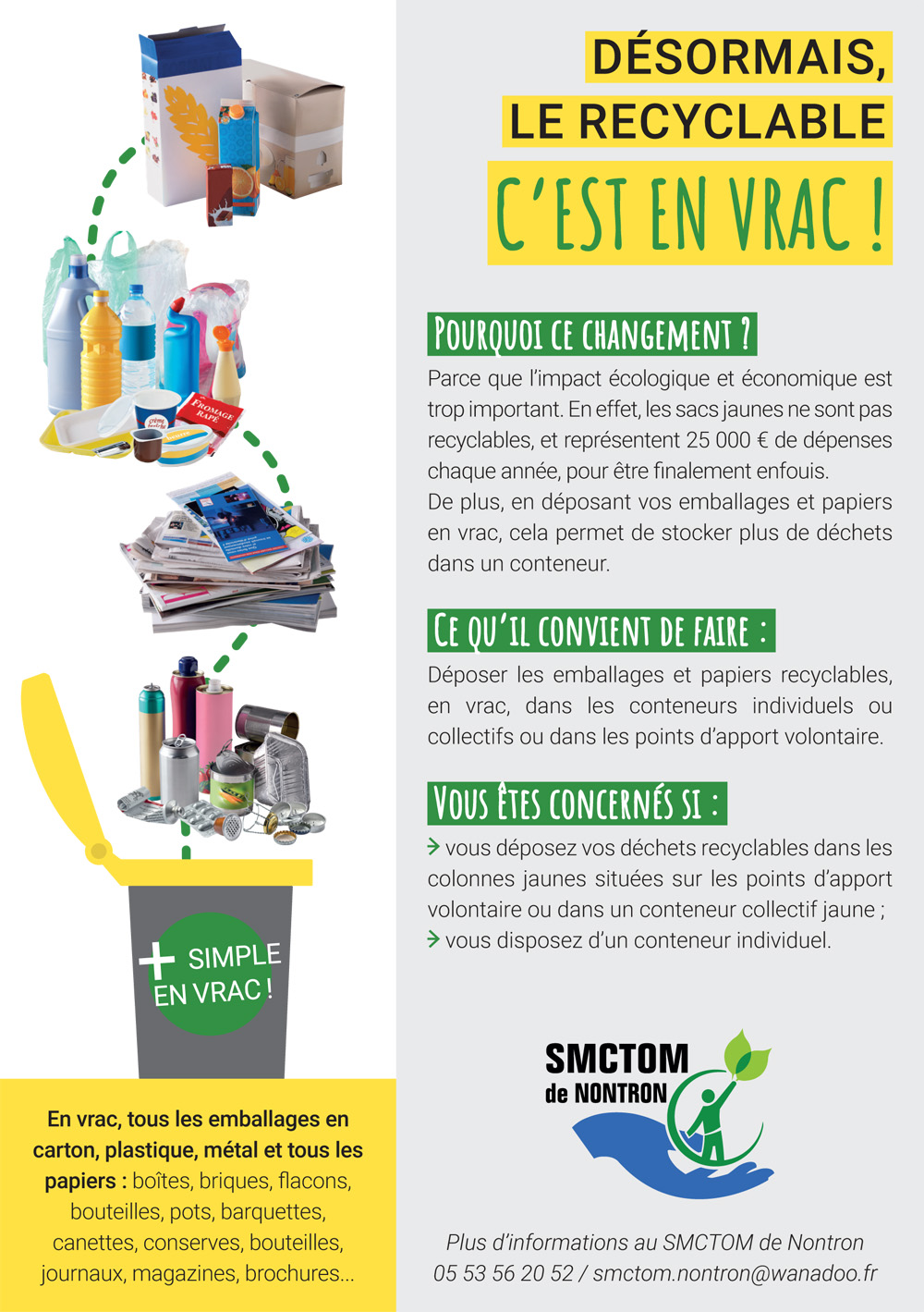information vrac plaquette