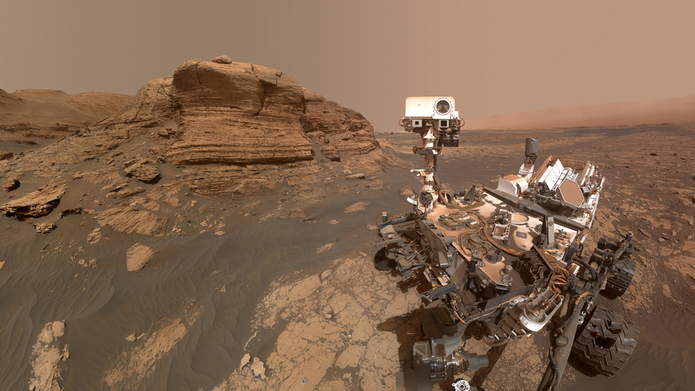 Curiosity dans le quadrant Nontron