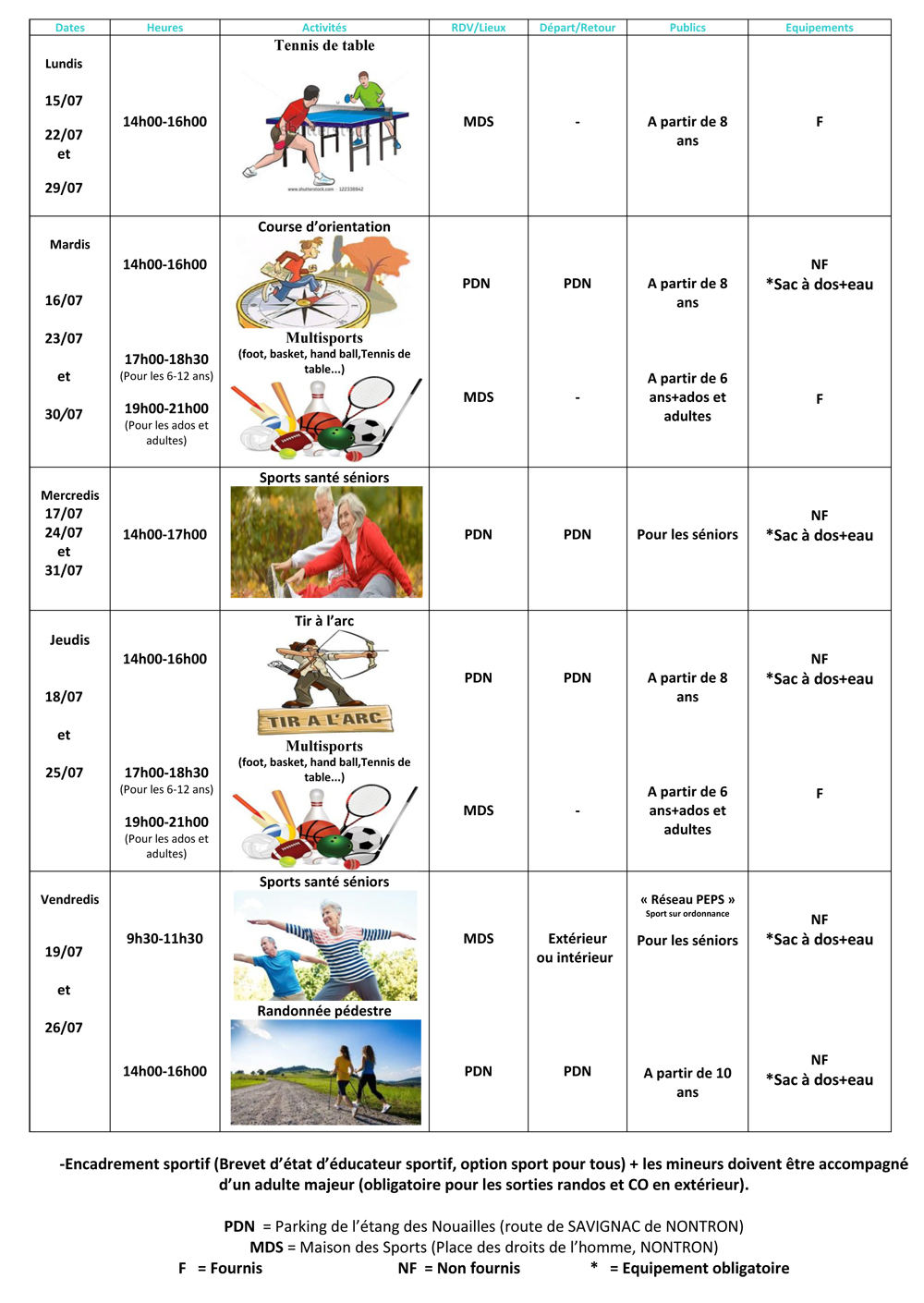 programme SPT vacances de février 2022 2