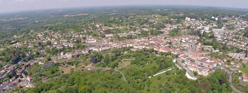 Vue aérienne Nontron 1