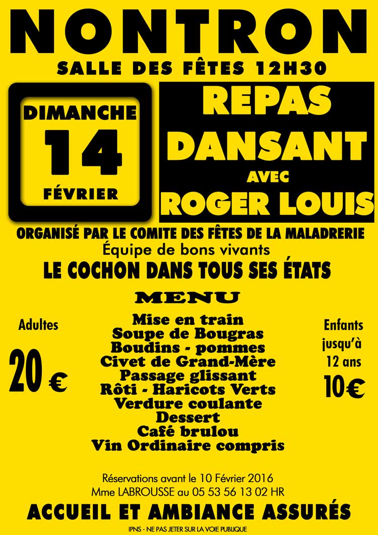 repas cochon 2016