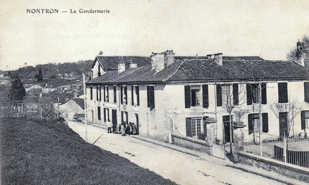 La gendarmerie sur le boulevard