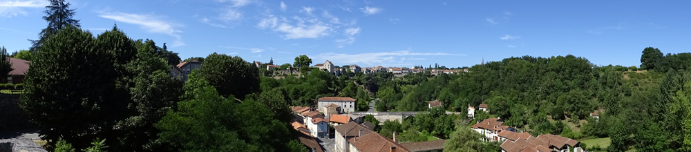 vue panoramique depuis le viaduc ferroviaire